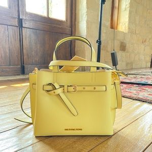 Michael Kors Emilia Small leather satchel buttercu